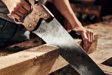 balken sägen, bauarbeiter/in