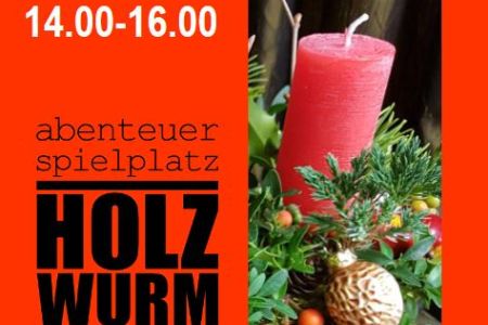 Advents-Verkauf, Weihnachtskranz-Verkauf, Adventsschmuck